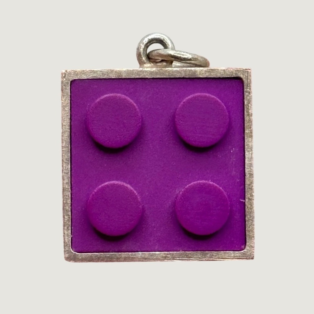 Jacqueline Sanchez "Forever Young"‎ Lego Art Sterling Silver Pendant